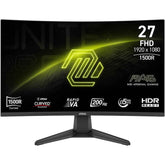 Msi Mag 276cf E20 27" Curved 1500r Full Hd 200hz 0.5ms Hdr Ready Amd Freesync⢠Premium W/ 2x Hdmi & Displayport Interface Black