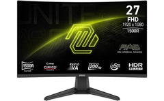 MSI MAG 276CF E20 27" Curved 1500R Full HD 200Hz 0.5ms HDR Ready AMD FreeSync™ Premium w/ 2x HDMI & DisplayPort Interface - Black