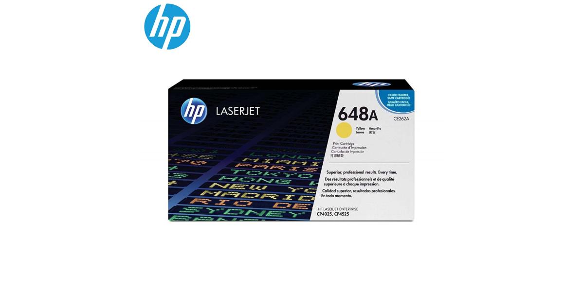 HP CE262A Laser Toner Cartridge Yellow (Original) - CompuMe