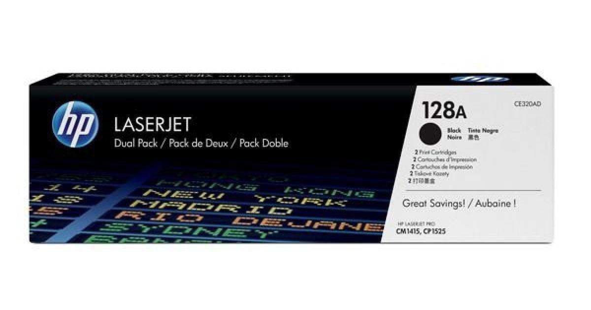 HP CE320A 128A Laser Toner Cartridge Black (Original), toner cartridges