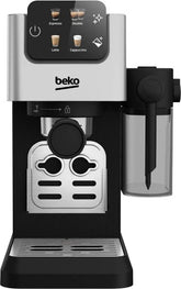 Beko Espresso Coffee Machine 15 Bar 1628W with Milk Container