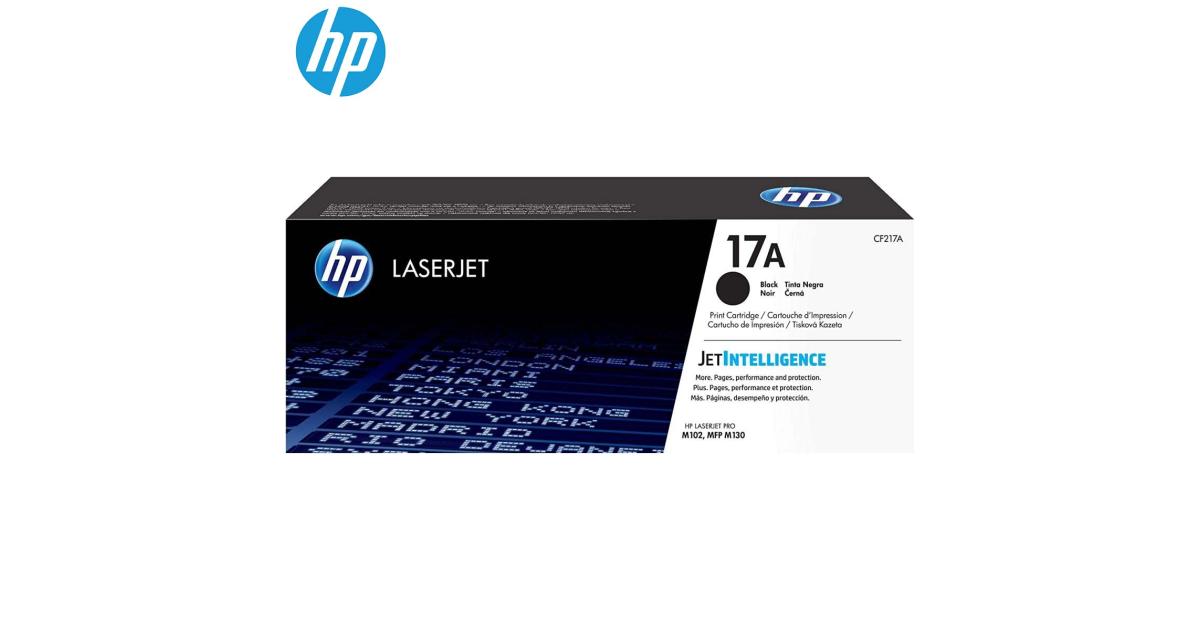 HP CF217A (HP 17A) Laser Toner Cartridge Black (Original) - CompuMe