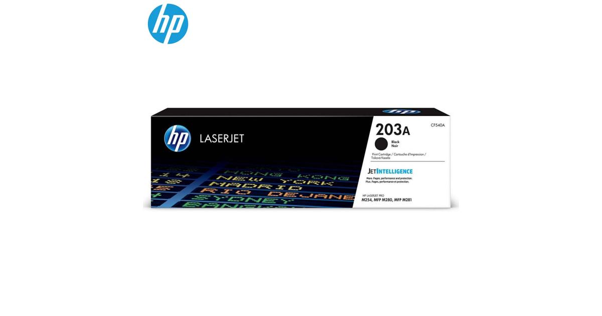 HP CF540A (HP 203A) Laser Toner Cartridge Black (Original) - CompuMe
