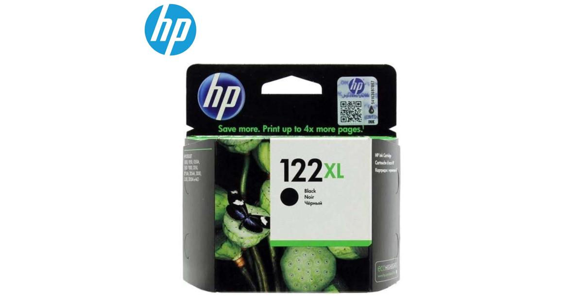HP CH563HE (122XL) High Yield Black Ink Cartridge (Original) - CompuMe