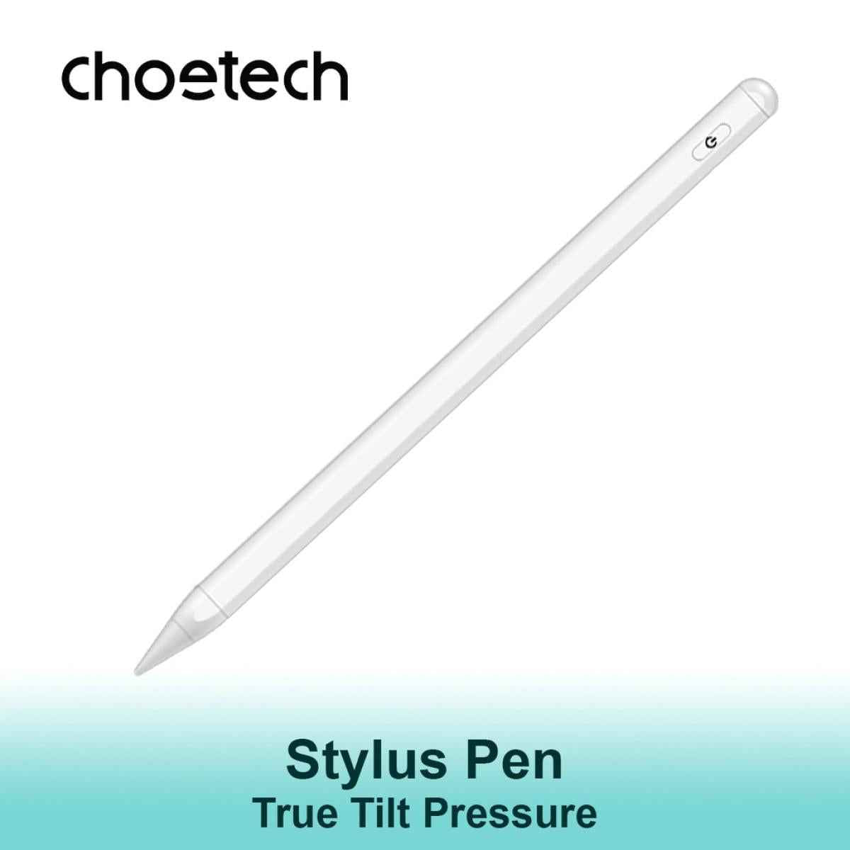Choetech Hg04 Digital 4th Gen Anti Mistouch Stylus Pen For Apple Ipad Usb C Charging (white)