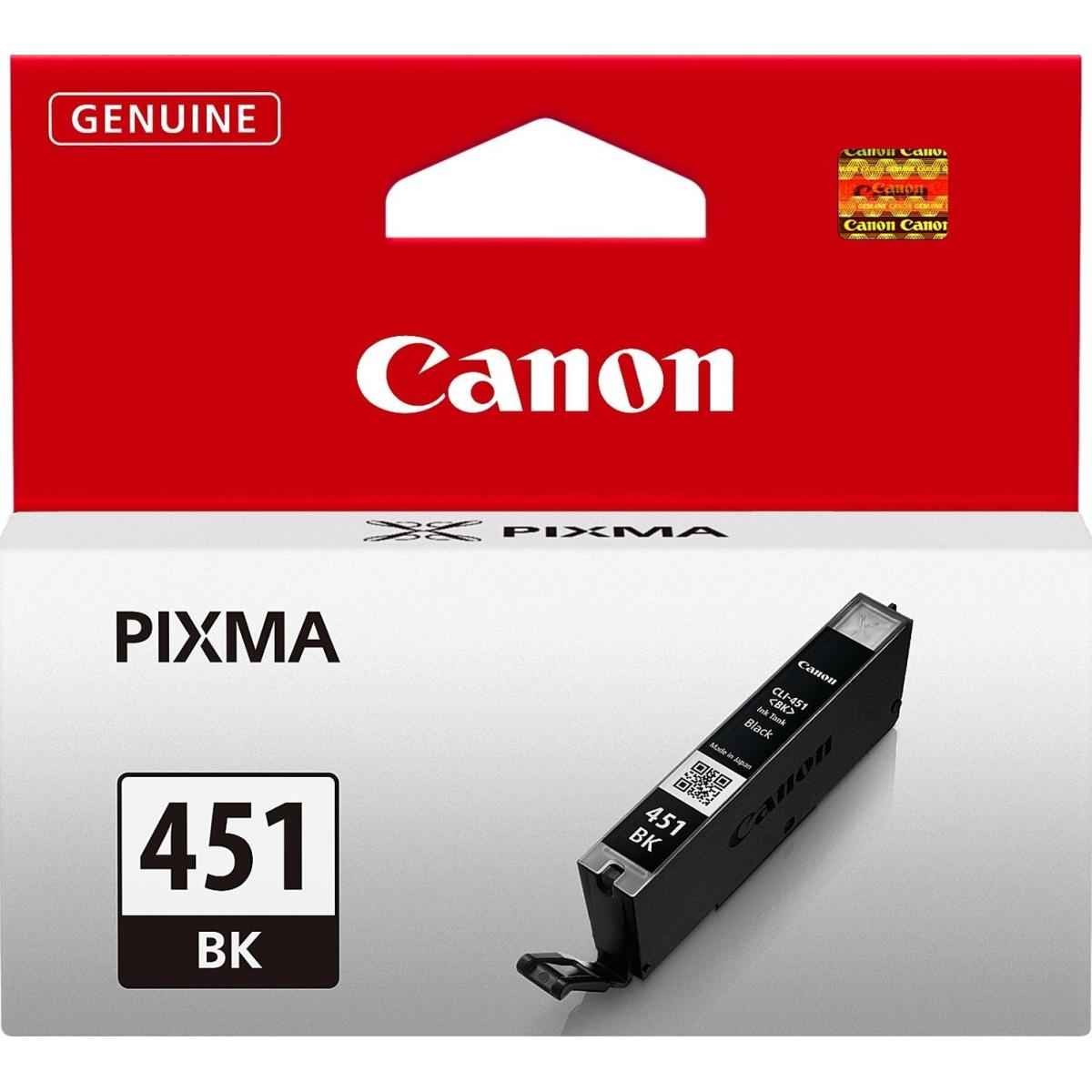 Canon CLI - 451BK Black Inkjet Cartridge Compatible with IP7240.IX6840.MG5440 with ink cartridges
