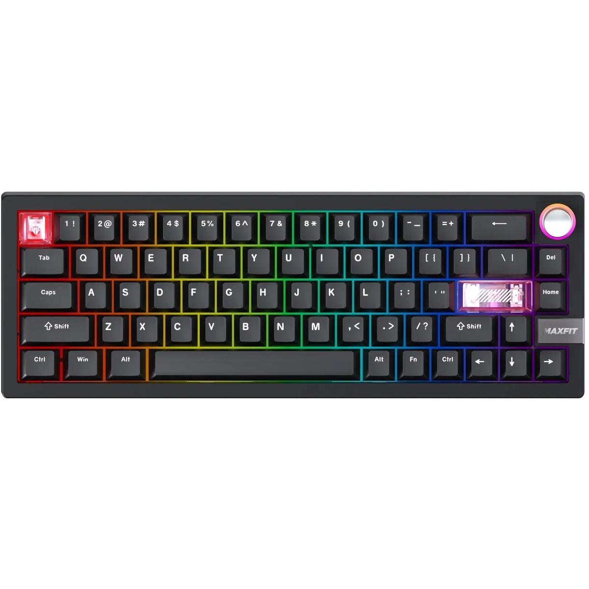 FANTECH MK920 MAXFIT6 Wireless Mechanical Gaming Keyboard - Black, Lighting Effects: 46 Modes, Connectivity: BT, Wired, Strike Speed Wireless - White | MK920 | FANTECH MK920 MAXFIT6 Wireless Mechanical Gaming Keyboard - Black, Lighting Effects: 46 Modes, Connectivity: BT, Wired, Strike Speed Wireless - White | MK920 |