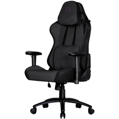 Cooler Master Caliber R3C (Black) Gaming Chair w/ Cool-In Technology, Breathable Perforated Cooler Design, Steel Frame, Ultra Comfortable Memory Foam & PU, 2D Armrest, Up To 180° Recline & 150KG Max Weight Load