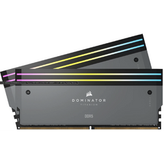 CORSAIR DOMINATOR TITANIUM RGB 64GB (2x32GB) DDR5 RAM 6000MT/s CL30 Memory Kit — Grey | CMP64GX5M2B6000Z30 |