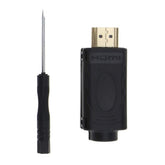 HDMI 2.0 Male Screw Terminal Block Solderless Connector Adapter with Slotted Screw