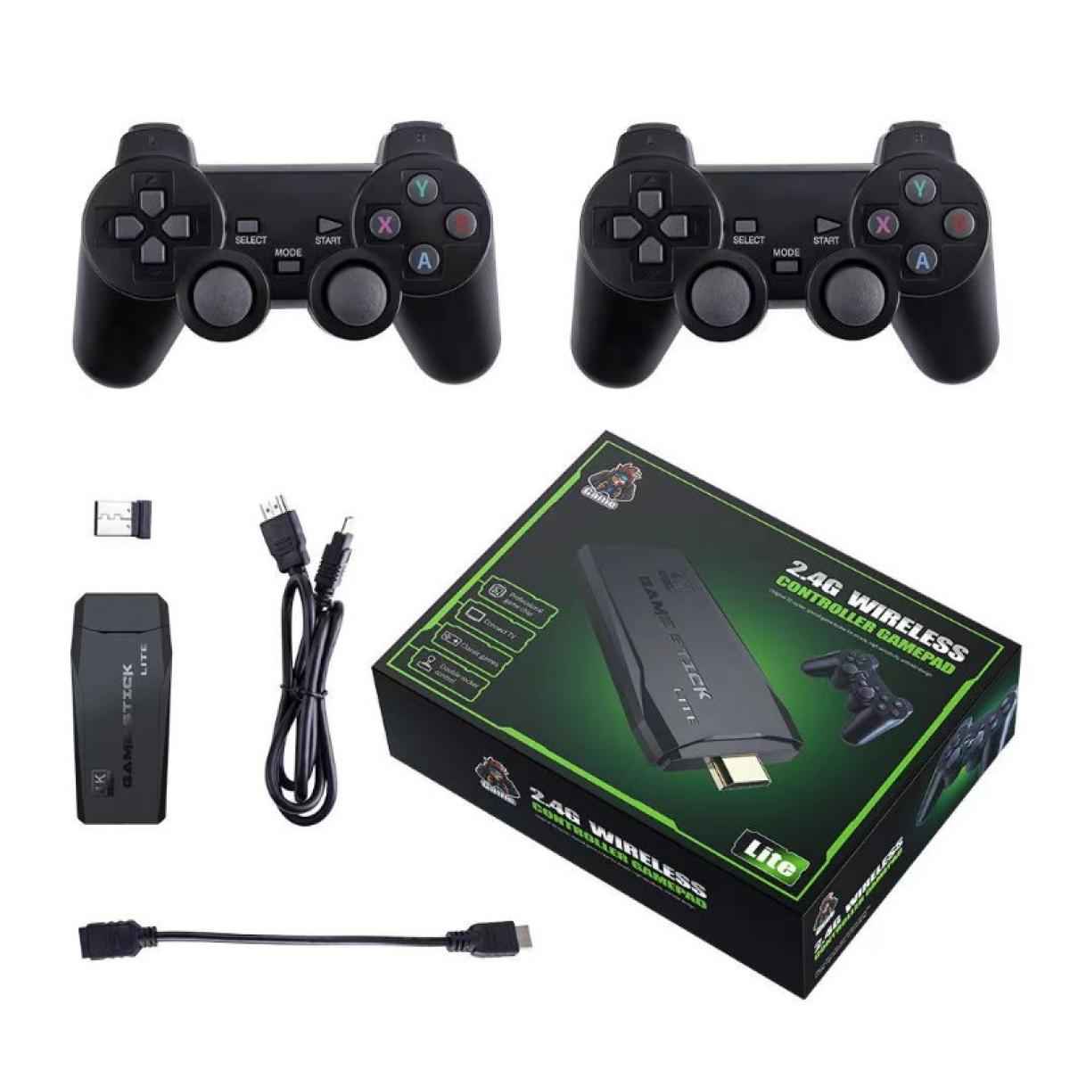 NO - Brand M8 Video Game Console 2.4G Double Wireless Controller Gamepad