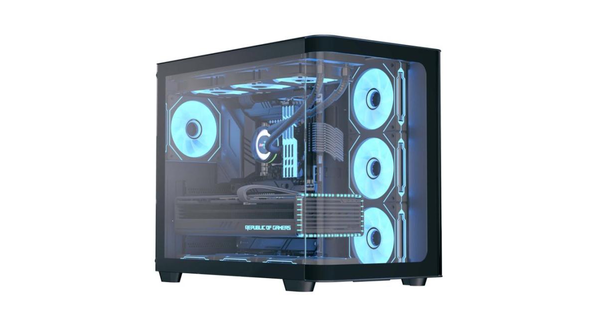 AeroCool P500C (Black) ARGB ATX Mid Tower Gaming Case – Panoramic View, Dual Chamber, Tempered Glass, 4x ARGB Mirage Fans AeroCool P500C (Black) ARGB ATX Mid Tower Gaming Case – Panoramic View, Dual Chamber, Tempered Glass, 4x ARGB Mirage Fans