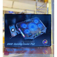 LS Premium Cooling Pad Stand S500 17.3 inch- 5 fan