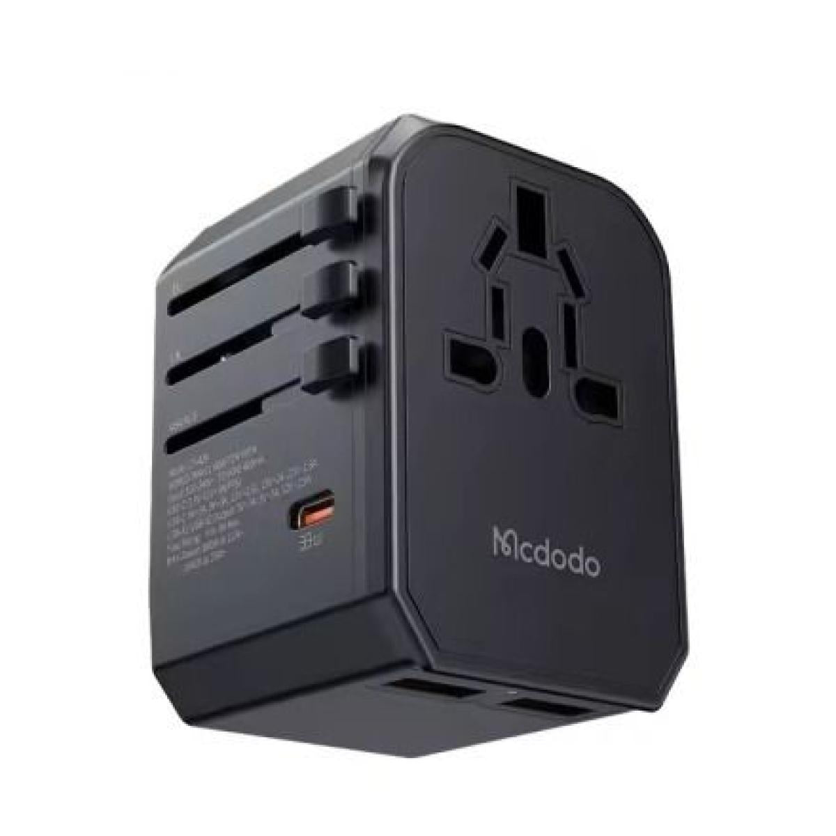 Mcdodo Cp 4290 Pd 33w Pd Universal Travel Adapter Black - CompuMe