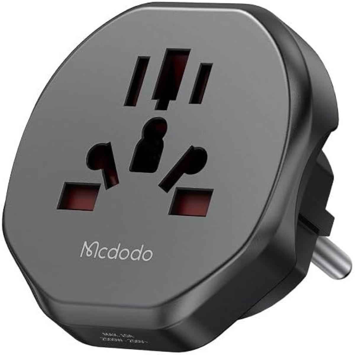 Mcdodo Cp 4550 Socket Converter Universal Travel Adapter Black