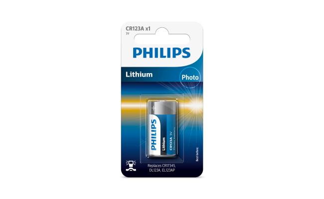 Philips CR123A/97 Lithium Camera Battery 3v