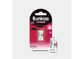 Uniross CR123A Lithium Battery – 3V Stable Output, 10‑Year Shelf Life, Extreme Temperature Resilience, Leak‑Proof Design, Single Blister Pack