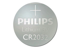Philips Lithium Cell Button Batteries CR2032