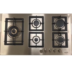 SuperChef Hob 90cm 5 Burners with Front Knob Controls
