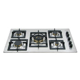 SuperChef Hob 90cm 5 Burners Brass Side Knobs Full Safety