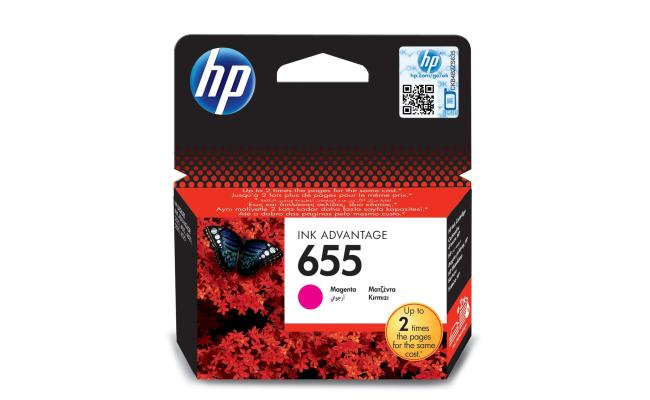 Hp 655 Magenta Original Inkjet Advantage Cartridge For Deskjet 3525.4615.4625.5525.6525