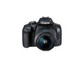 Canon EOS 2000D DSLR Camera and EF-S 18-55 mm f/3.5-5.6 is II Lens, Black