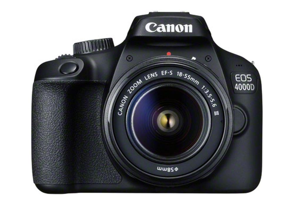 Canon EOS 4000D + EF-S 18-55mm III SLR Camera Kit 18 MP 5184 x 3456 pixels Black - CompuMe Canon EOS 4000D + EF-S 18-55mm III SLR Camera Kit 18 MP 5184 x 3456 pixels Black - CompuMe