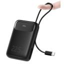 MCDODO MC3243 22.5W PD+QC 10000MAH POWER BANK BUILT-IN CABLE W DIGITAL DISPLAY (TYPE-C)
