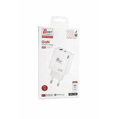 Power RA - 130 - Dual Port Charger 25W - PPS Protocol - Type - C and A - QC3.0
