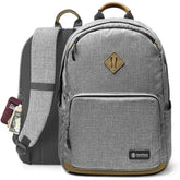 tomtoc Classic Laptop College Daypack Backpack, Water-resistant with 15.6 Inch Laptop Compartment, Anti-theft Pocket and USB Charging Port | 22L