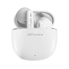 Hifuture Colorbuds2 Tws Earphones, Bluetooth 5.3, 20 Hours Playtime, Ipx5 Sweatproof, Enc For Calls, Dynamic Bass, Wireless Earbuds White