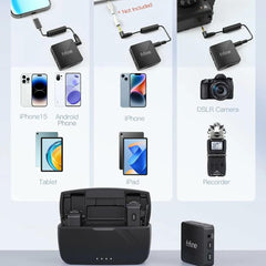 FIFINE wireless microphone for audio recording
