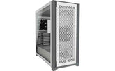 Corsair iCUE 5000D AIRFLOW Tempered Glass Mid - Tower ATX Gaming Case, High - Airflow Front Panel Includes 2x 120mm Fans - White