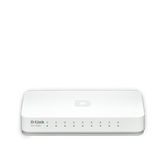 D-Link 8-Port Fast Ethernet Desktop Switch In Plastic Casing