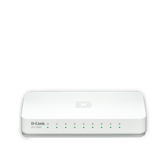 D-Link 8-Port Fast Ethernet Desktop Switch In Plastic Casing