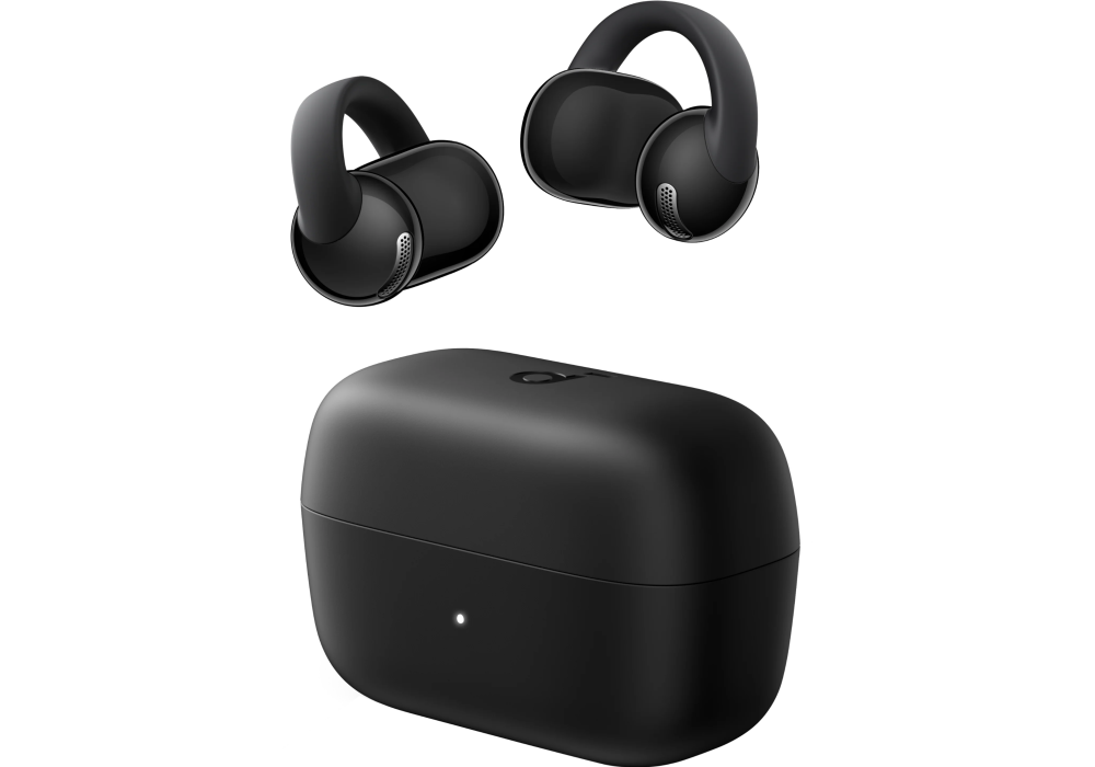 Anker Soundcore C50i – Comfortable Clip‑On Earbuds, 12mm Drivers, Powerful Bass, AI Calls, 28H Playtime, IP55 Water Resistance, Black - 18 Month Warranty
