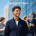 Anker Soundcore C50i – Comfortable Clip‑On Earbuds, 12mm Drivers, Powerful Bass, AI Calls, 28H Playtime, IP55 Water Resistance, Black - 18 Month Warranty