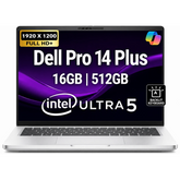 Dell Pro 14 Plus PB14250 (2026) AI Capable PC NEW Intel® Ultra 5 Gen II 236U vPro 8-Cores Elegant & Durable Aluminum Design w/ 3 Years Wrranty , Platinum Silver