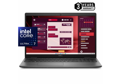 Laptop Dell Latitude 3550 Intel Core Ultra 7 155U, 16GB DDR5, 512 GB SSD, 15.6" IPS FHD - Grey | 3 Year Warranty