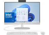 HP 23.8‑inch All‑in‑One 24‑cr1044ne AIO PC – Intel Core Ultra 5 125U, 12 Cores, 512GB SSD, 8GB DDR5, 24" FHD IPS Display, Wi‑Fi 6 + BT 5.3, w/ Keyboard & Mouse, Shell White