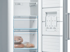 Bosch Upright Freezer Series 4 A++, 60Cm, 242Lit, Stainless Steel - GSN36VL30U