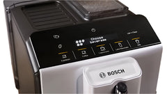 Bosch Vero Cafe Fully Automatic Espresso Machine, Water Tank 2Lit, 1400Watts, Silver / Black - TIE20301