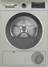 Bosch Heat Pump Dryer A, Series 4, 7 Automatic Programs Motion, 9KG, Silver - WQG1420XME