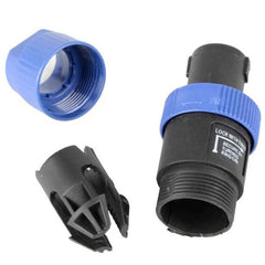 NL4FC Speakon Blue 4 Pin Male Plug Compatible with Audio Cable Connectors
