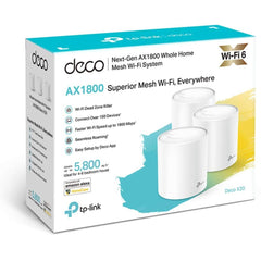 Tp Link Deco X20 Wifi 6 Mesh System Covers Up To 5800 Sq.ft Conne Up To 150 Devices (3 Pack)