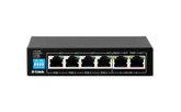 D Link Des F1006p E/b 6 Port 10/100 Switch With 4 Poe Ports And 2 Uplink Ports Uk Plug