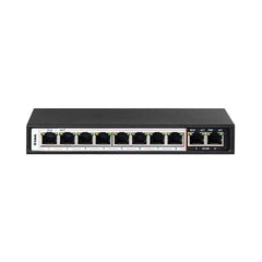D-Link DES-F1010P-E/B 10-Port 10/100 Long Range PoE+ Surveillance Switch UK Plug