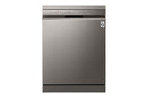 LG QuadWash Steam Dishwasher, 14 Place Settings, Platinum Silver