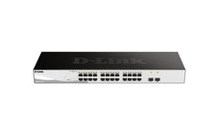 D Link Dgs F1210 26ps E 26 Port Gigabit Smart Managed Long Range Poe + Switch