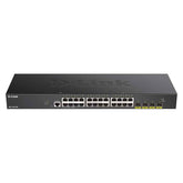 D-Link DGS - 1250 - 28X 28 - Port Smart Managed Switch with 10 Gigabit Uplinks with network switch